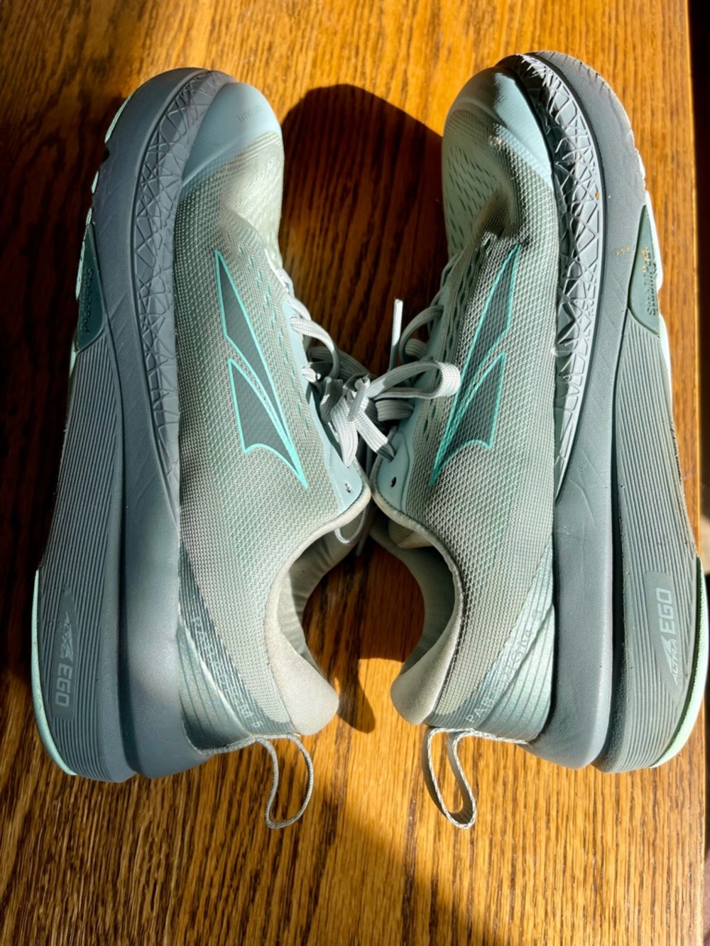 Altra women’s Light Teal and Gray Running Sneakers